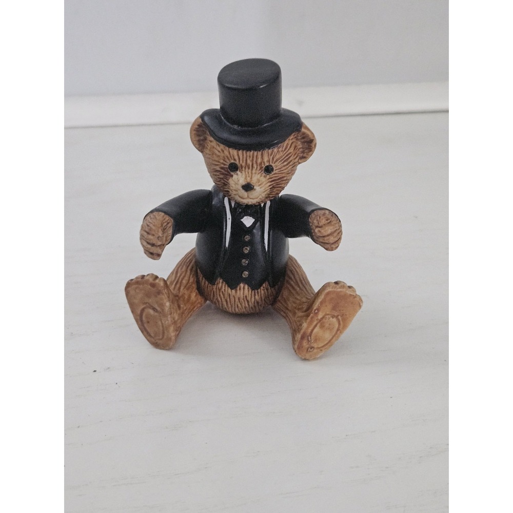 Vintage Teddy Town Bears Russ Groom Jointed‎ Porcelain NO Box